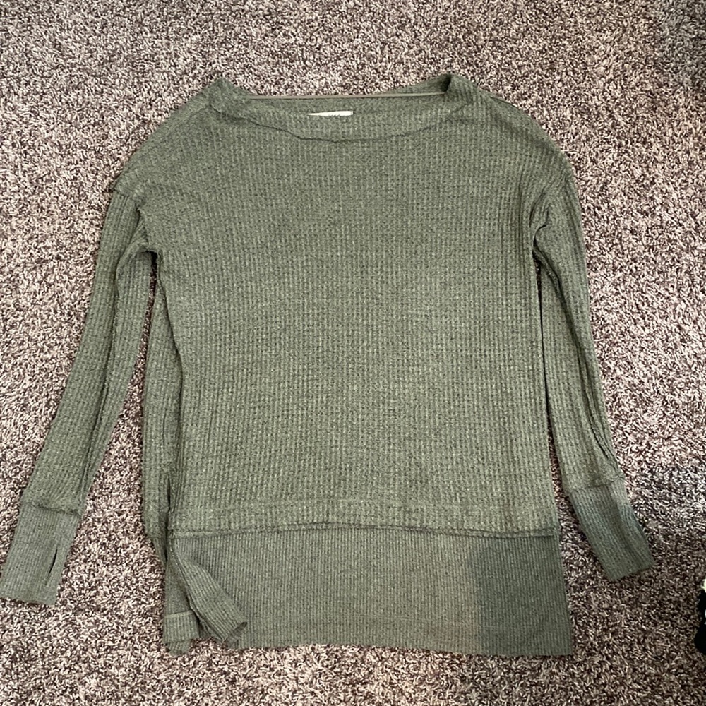 Free People Waffle Tunic